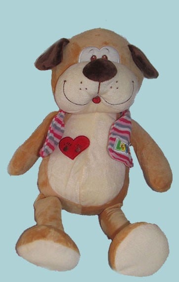Perro peluche
