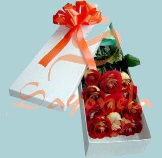 Caja Rosas color a elección
